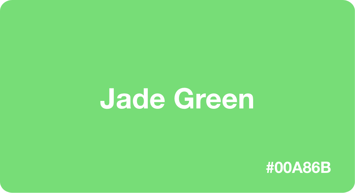 Jade Green Color Best Practices, Color Codes, Palettes & More!
